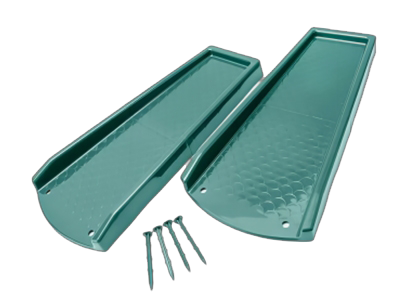 UHNL  2 in 1 Plastic Vinyl Splash Block for Your Home Protect Building Foundation