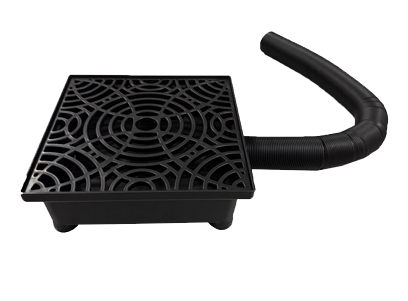 Plastic Catch Basin with Flexible Pipe