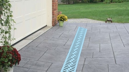 Plastic Drain Channel with plastic grating